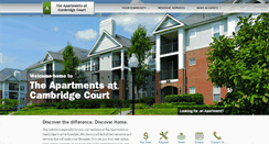 Desktop Screenshot of cambridgecourt.homeproperties.com