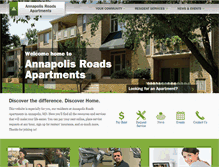 Tablet Screenshot of annapolisroads.homeproperties.com