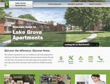 Tablet Screenshot of lakegrove.homeproperties.com