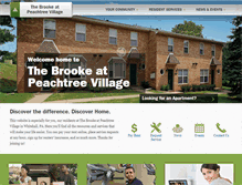 Tablet Screenshot of peachtreevillage.homeproperties.com