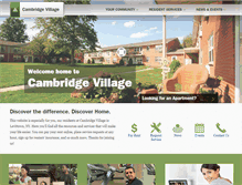 Tablet Screenshot of cambridge.homeproperties.com