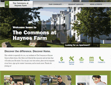 Tablet Screenshot of haynesfarm.homeproperties.com